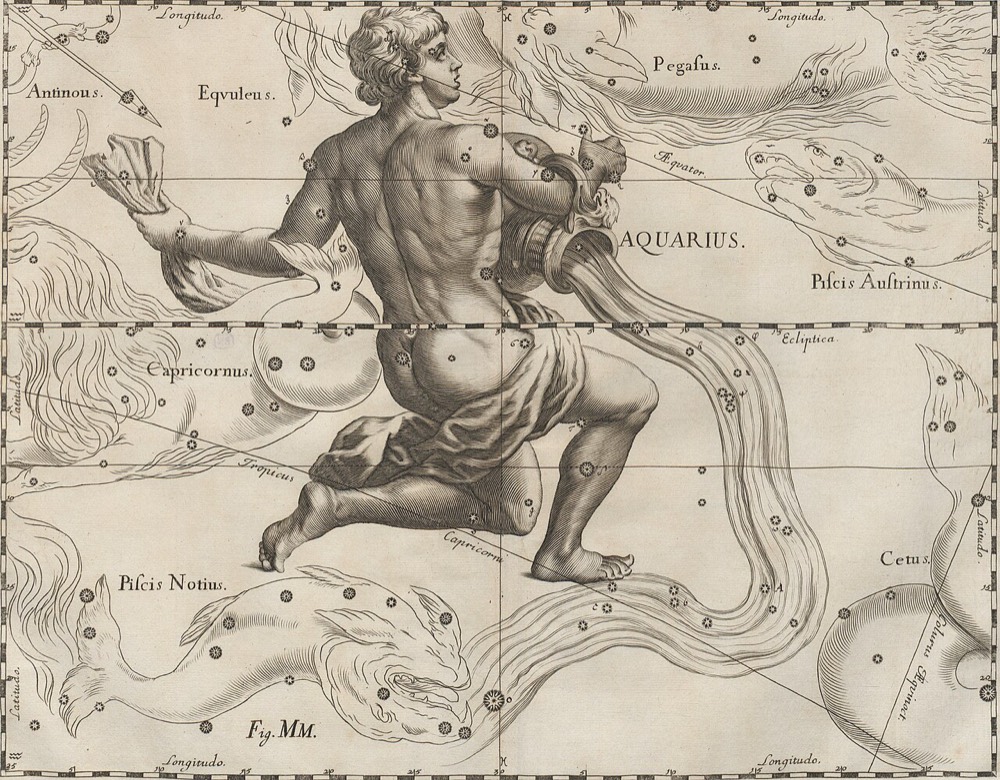 みずがめ座のヘヴェリウス星図